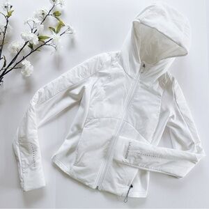 NWOT Lululemon Women’s Push Your Pace Jacket White